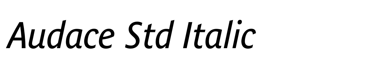 Audace Std Italic
